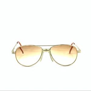 Vintage Metaflex Gold Aviator Sunglasses Frames
